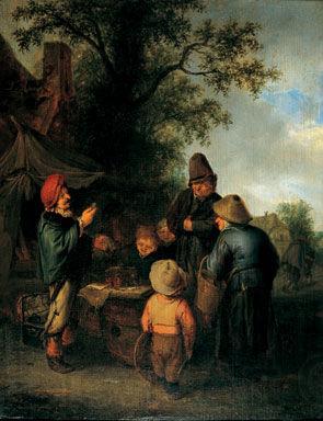 Adriaen van ostade The quack. Germany oil painting art